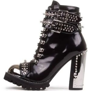 Jeffrey Campbell Scorpius Boots 6.5 (fit like size 6)